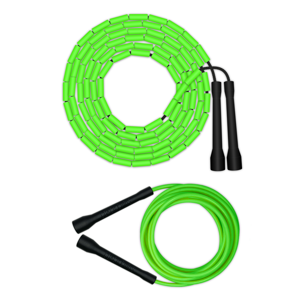 Neon Green Beginner Bundle - Coach Chris | The Jump Rope Company